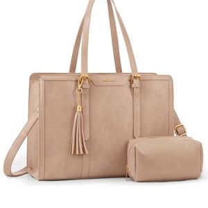 Elegant Tan Handbag Set
